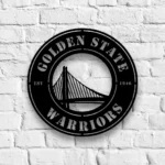 Golden State Warriors Metal Sign Warriors Bay Crew 1