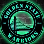 Golden State Warriors Metal Sign Warriors Bay Crew 1