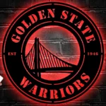 Golden State Warriors Metal Sign Warriors Bay Crew 1
