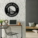 Golden State Warriors Metal Sign Warriors Bay Crew 1
