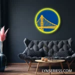 Golden State Warriors Neon Sign Bay Bridge 1