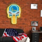 Golden State Warriors Neon Sign The Punisher 1