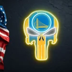 Golden State Warriors Neon Sign The Punisher 1