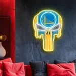 Golden State Warriors Neon Sign The Punisher 1