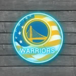 Golden State Warriors Neon Sign Us Pennant Acrylic 1