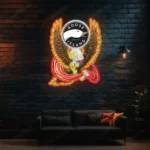 Goose Island Neon Sign Bespoke Logo Custom American Eagle 1