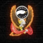 Goose Island Neon Sign Bespoke Logo Custom American Eagle 1