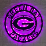 Green Bay Packers Metal Sign Logo 1
