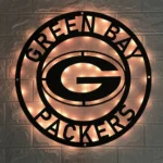 Green Bay Packers Metal Sign Logo 1