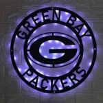 Green Bay Packers Metal Sign Logo 1