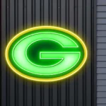 Green Bay Packers Neon Sign Bold G Mark 1