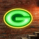 Green Bay Packers Neon Sign Bold G Mark 1