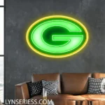 Green Bay Packers Neon Sign Bold G Mark 1