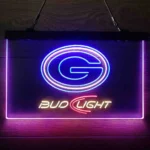 Green Bay Packers Neon Sign Bud Light 3 Color 1