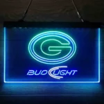 Green Bay Packers Neon Sign Bud Light 3 Color 1