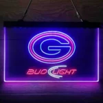 Green Bay Packers Neon Sign Bud Light 3 Color 1