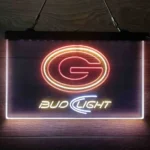 Green Bay Packers Neon Sign Bud Light 3 Color 1