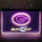 Green Bay Packers Neon Sign Bud Light 3 Color 1
