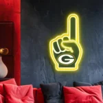 Green Bay Packers Neon Sign Nfl Foam Finger 1