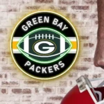 Green Bay Packers Neon Sign Rugby Acrylic 1