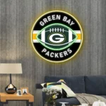 Green Bay Packers Neon Sign Rugby Acrylic 1