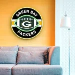 Green Bay Packers Neon Sign Rugby Acrylic 1