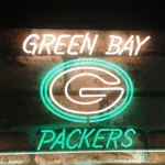 Green Bay Packers Neon Sign Team G Emblem 1