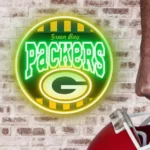 Green Bay Packers Neon Sign Vintage Acrylic 1