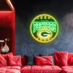 Green Bay Packers Neon Sign Vintage Acrylic 1