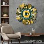 Green Bay Packers Neon Sign Wreath 1