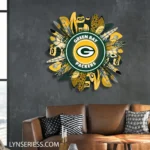 Green Bay Packers Neon Sign Wreath 1