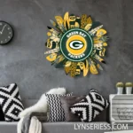 Green Bay Packers Neon Sign Wreath 1