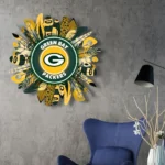 Green Bay Packers Neon Sign Wreath 1