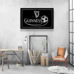 Guinness Metal Sign Soccer 1