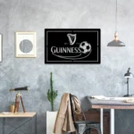 Guinness Metal Sign Soccer 1