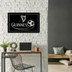 Guinness Metal Sign Soccer 1