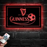 Guinness Metal Sign Soccer 1