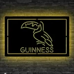 Guinness Metal Sign Toucan Stout Draught Decor 1