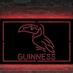 Guinness Metal Sign Toucan Stout Draught Decor 1