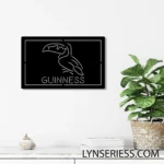 Guinness Metal Sign Toucan Stout Draught Decor 1