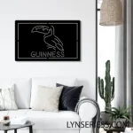 Guinness Metal Sign Toucan Stout Draught Decor 1