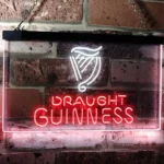 Guinness Neon Sign Draught On Tap Decor 1