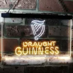 Guinness Neon Sign Draught On Tap Decor 1