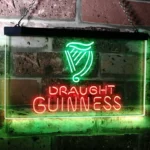 Guinness Neon Sign Draught On Tap Decor 1