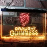 Guinness Neon Sign Draught On Tap Decor 1