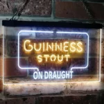 Guinness Neon Sign Dry Stout On Draught Decor 1