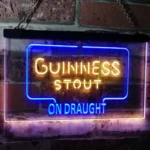 Guinness Neon Sign Dry Stout On Draught Decor 1