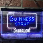 Guinness Neon Sign Dry Stout On Draught Decor 1
