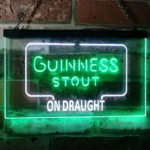 Guinness Neon Sign Dry Stout On Draught Decor 1