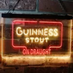 Guinness Neon Sign Dry Stout On Draught Decor 1